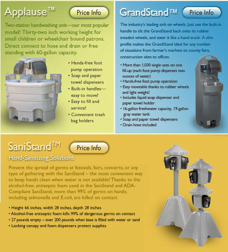 Applause, HandStand and SaniStand Graphics